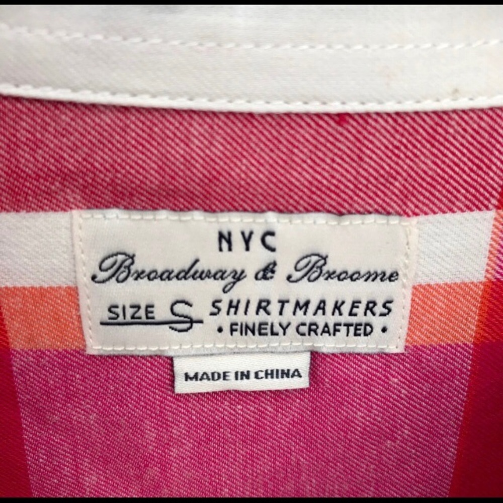 MADEWELL Broadway and Broome plaid button down - Picture 3 of 5